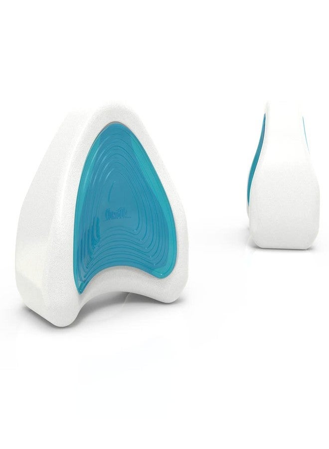 كونتور وسادة كونتور ليجاسي كول لدعم الساقين والركبتين المصنوعة من الإسفنج، مصممة خصيصًا لمن ينامون على الجانب، لتوفير راحة مهدئة للظهر والوركين والركبتين والمفاصل والأعصاب والعضلات. - Image 5